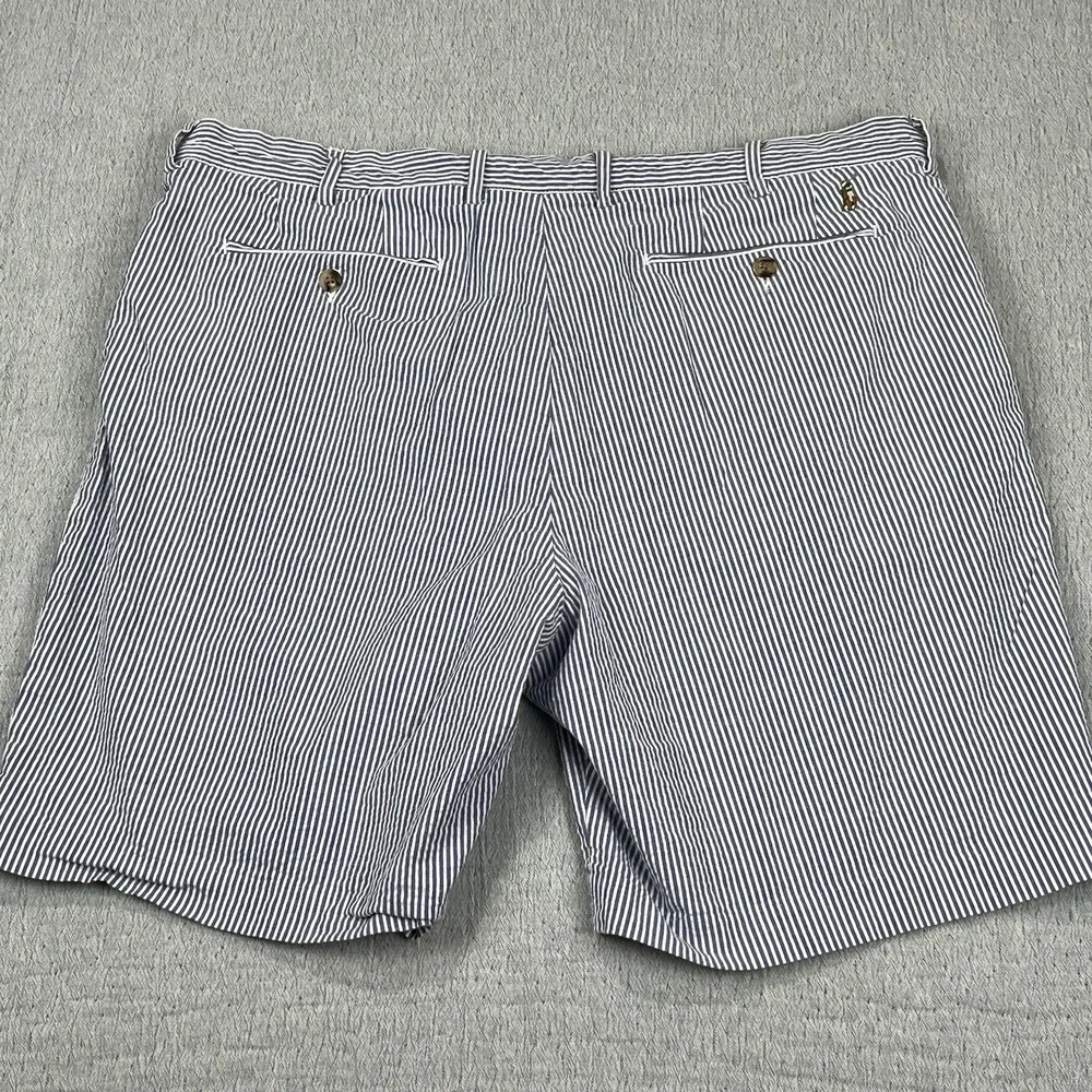 Polo Ralph Lauren Shorts Men's 40x9‎ Blue Stretch Straight Seersucker Pony